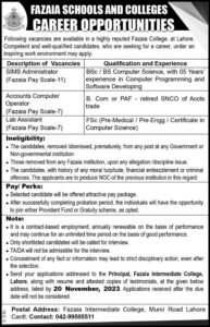 Computer Operator Jobs in Lahore